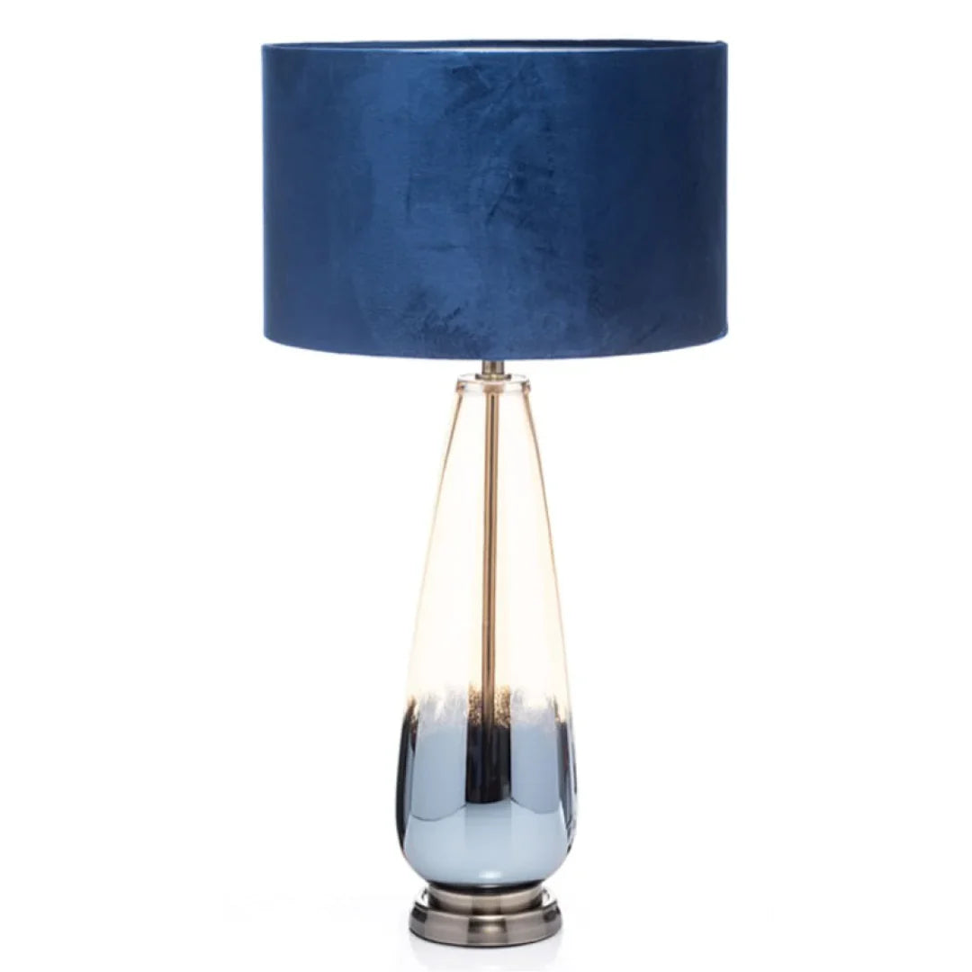 The Grange Collection Glass Body Table Lamp & Shade