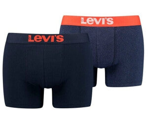 Levi's Solid Basic Boxer 2 Pack Navy