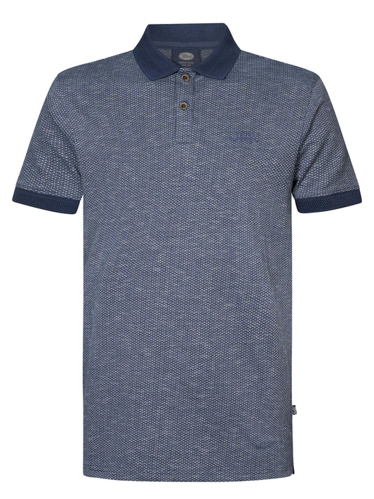 Petrol Melange Polo Lush  Blue