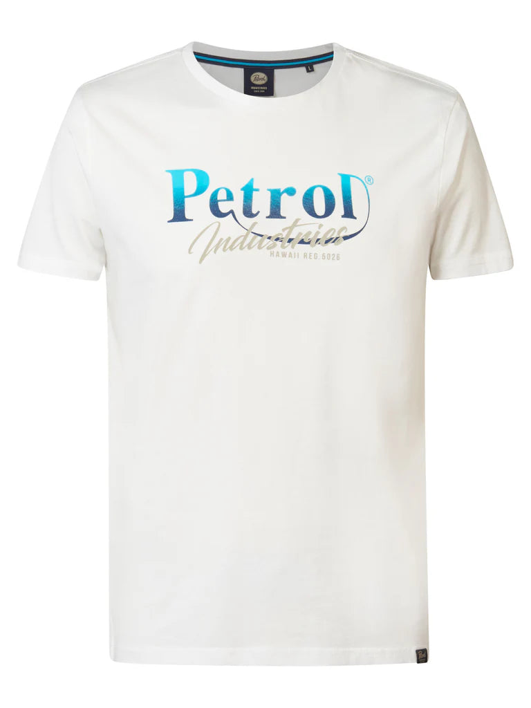 Petrol Artwork T-shirt SummerDrive White