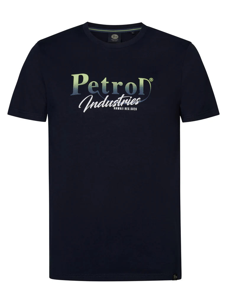 Petrol Artwork T-shirt SummerDrive Navy