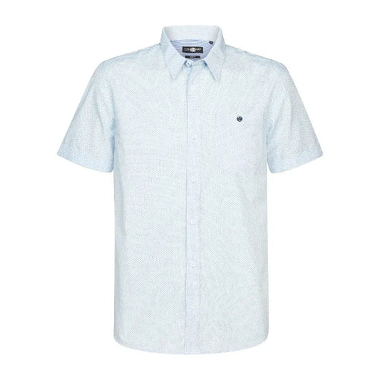 Petrol Shirt Short Sleeve White