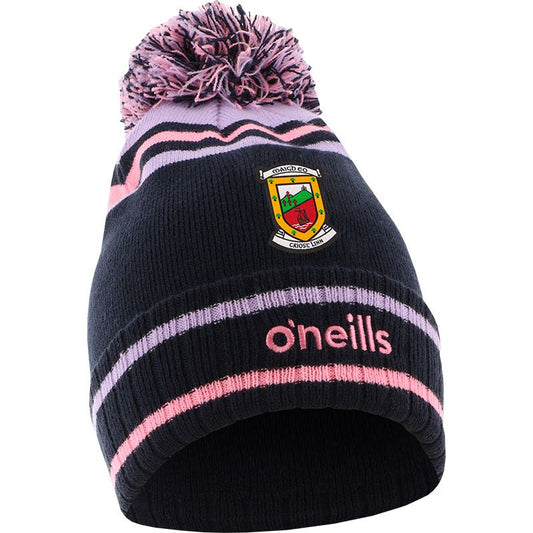 O'Neills Mayo GAA Rockway Bobble Hat Adult Pink