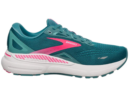 Brooks Women's Adrenaline GTS 23 Aqua/Pink Running Shoes