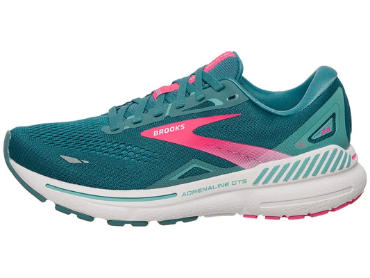 Brooks Women's Adrenaline GTS 23 Aqua/Pink Running Shoes