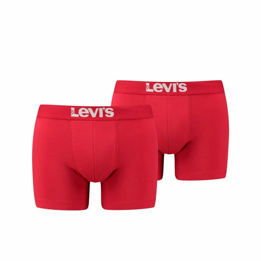 Levi's Men's Boxer Brief 2 Pack Chili Pepper