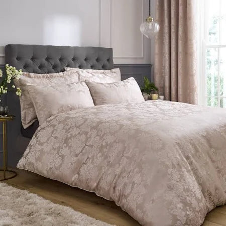 Catherine Lansfield Damask Jacquard Duvet Cover Set