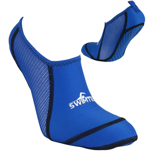 SwimTech Senior Pool Socks Blue