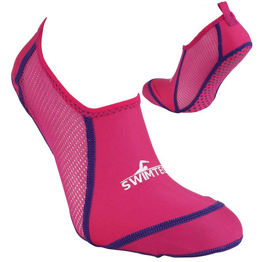 SwimTech Senior Pool Socks Pink